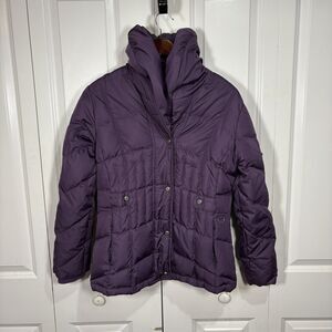Sport Mac Women S Down Puffer Coat Purple Insulated Jacket Winter Outerwear Warm